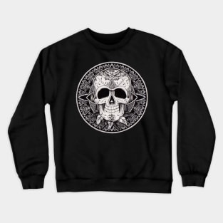 Ornate Skull Mandala Crewneck Sweatshirt